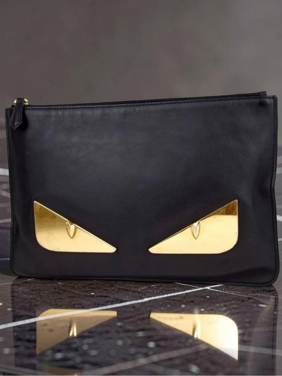 Fendi Handbags - FENDI Monster Large Clutch Bag 😍🔥🖤